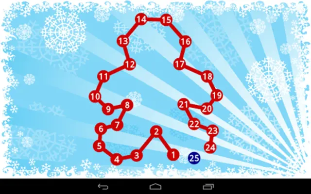 Kids Connect the Dots Xmas android App screenshot 3