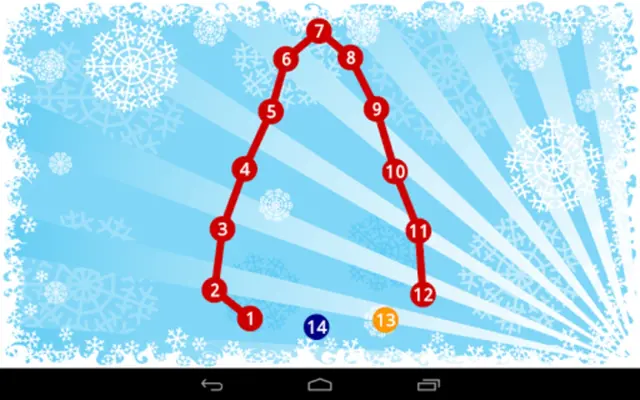 Kids Connect the Dots Xmas android App screenshot 5